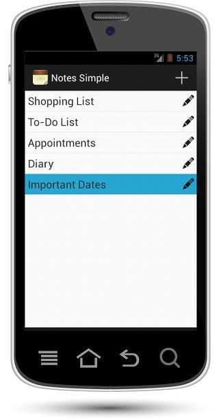 Notes Simple NotePad Free скриншот 6