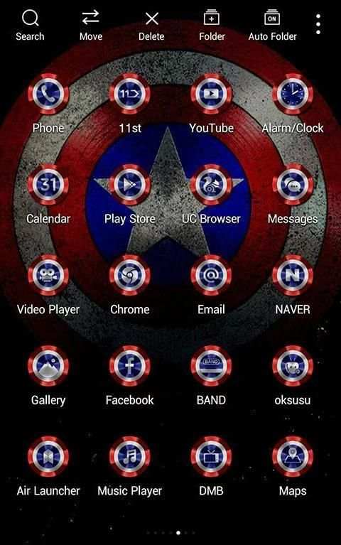 Captain Super Hero theme screenshot 1