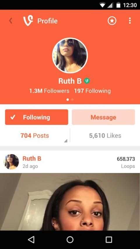 Vine screenshot 1
