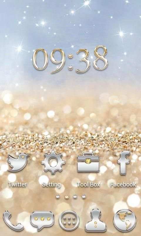 Tema Gold dan Silver screenshot 2