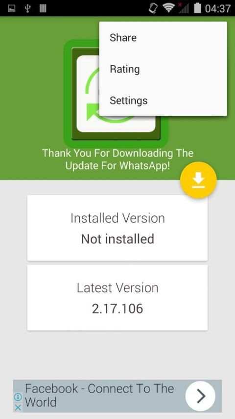 Update For WhatsApp screenshot 4