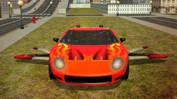 Free Flying Racing Car Driving 10 تصوير الشاشة
