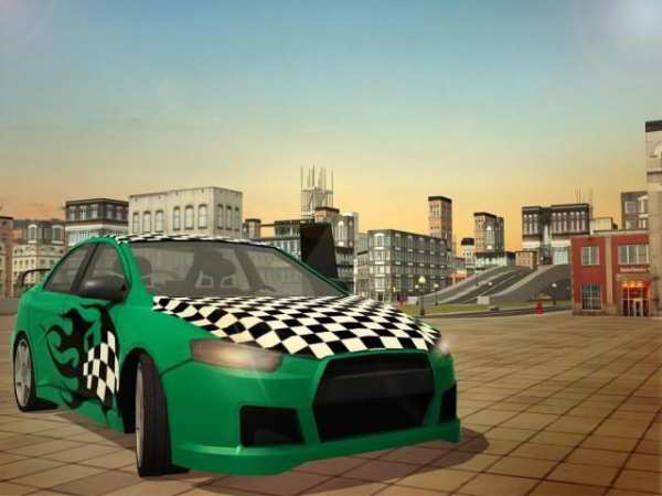 Free Flying Racing Car Driving 5 تصوير الشاشة