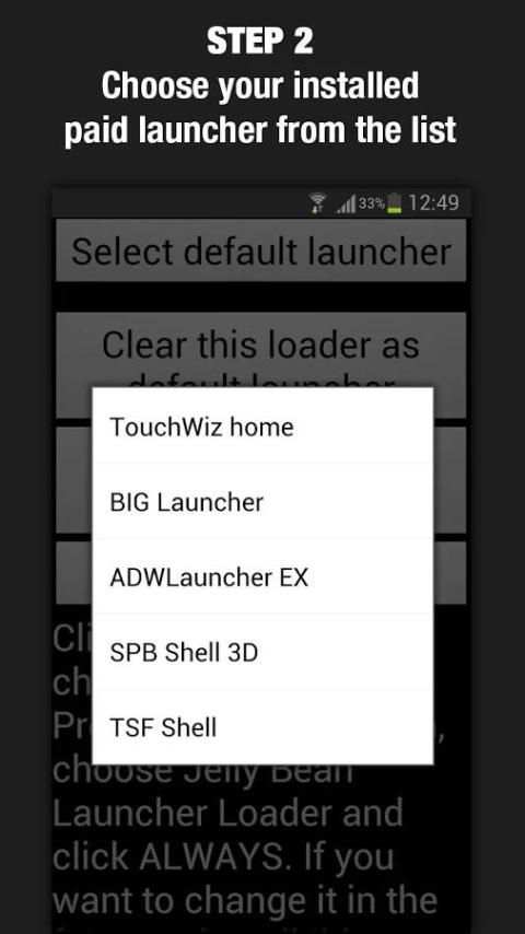 Jelly Bean Launcher Loader स्क्रीनशॉट 2
