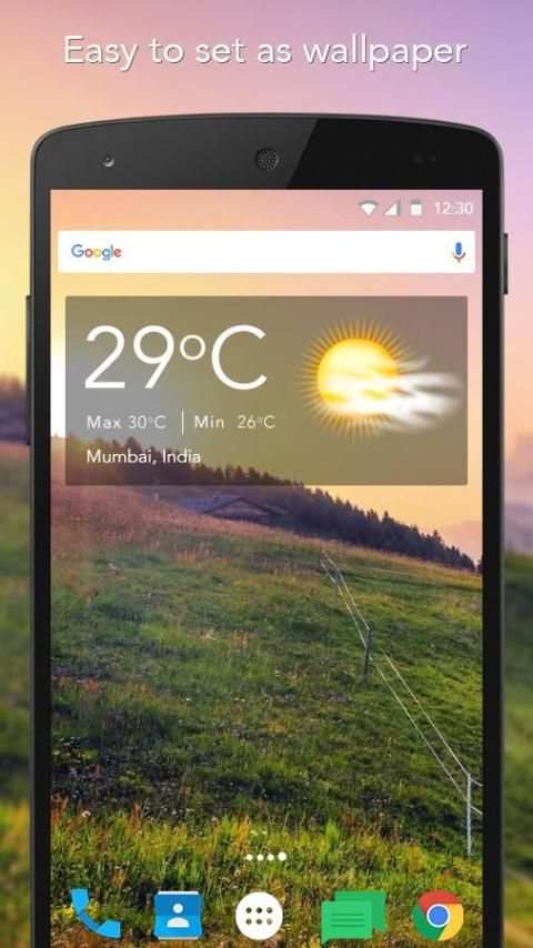Live Weather Wallpaper screenshot 1
