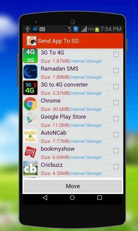 Move Apps to External SD Card स्क्रीनशॉट 2