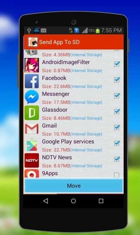 Move Apps to External SD Card स्क्रीनशॉट 1