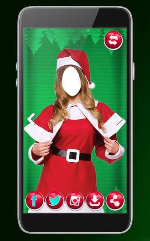 Natal Berdandan Foto Editor screenshot 1