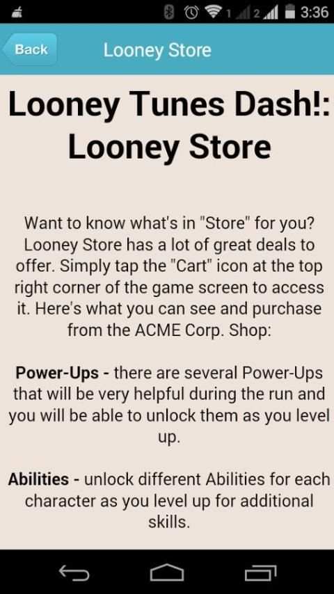 Guide For Looney Tunes Dash скриншот 4