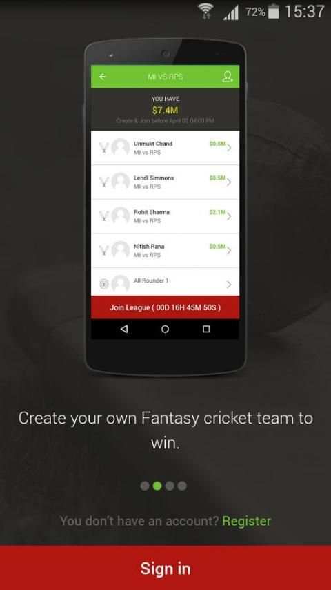 MeriTeam - Fantasy Cricket App screenshot 2