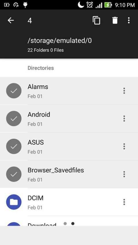 Blue File Manager 2 تصوير الشاشة
