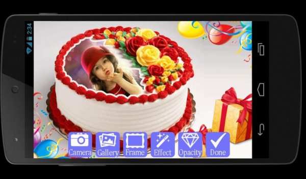 Cake Photo Frame स्क्रीनशॉट 3
