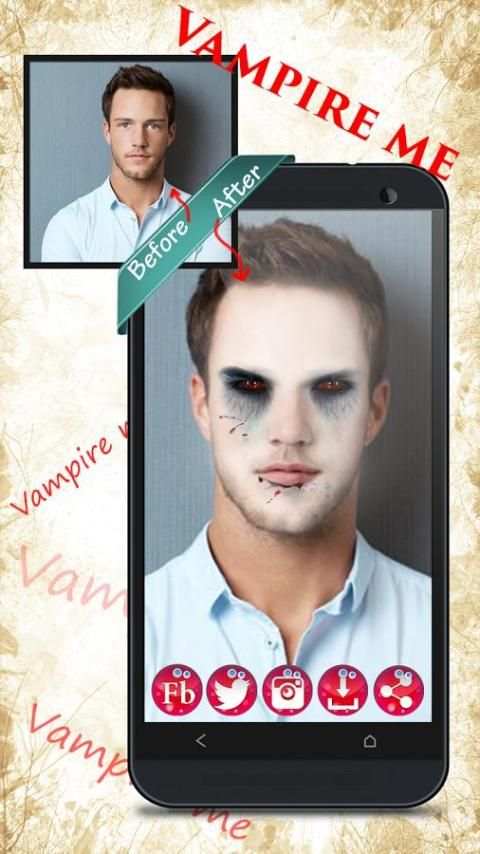 Vampir Editor Foto dan Efek screenshot 1