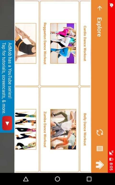 Workout with Dance Videos скриншот 1
