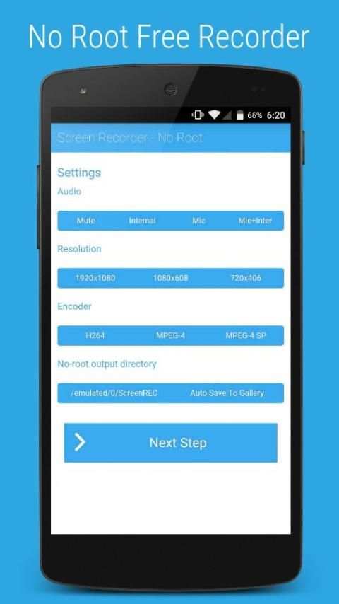 NO-ROOT Screen Recorder screenshot 1