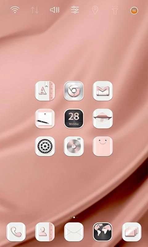 Rose Gold Widgetpack theme screenshot 3