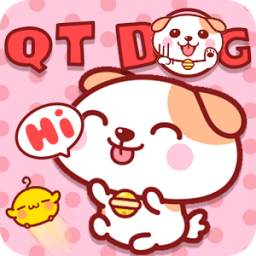 iKeyboard QT Dog Sticker Gif иконка