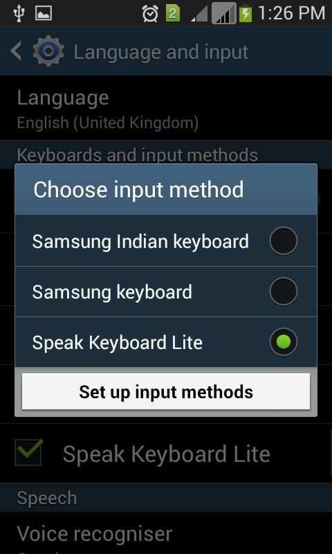 Speak Keyboard Lite screenshot 7