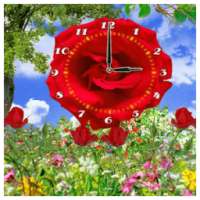 Flower Clock Wallpapers HD on 9Apps