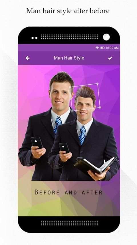 Man HairStyle Photo Editor screenshot 1