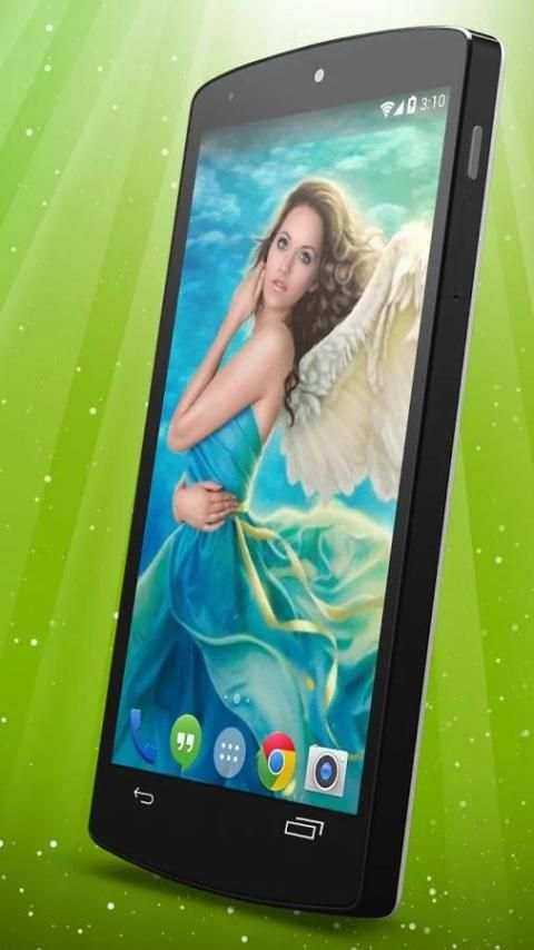 Sky Angel Live Wallpaper screenshot 1