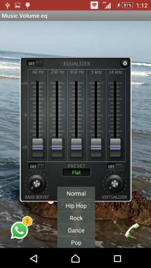 Music volume eq screenshot 1