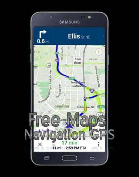 free maps navigation gps screenshot 2