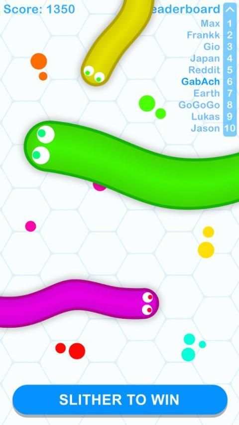 Agar vs Slither 7 تصوير الشاشة