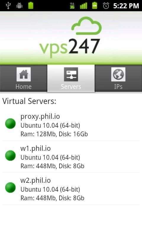 vps247 Manager 4 تصوير الشاشة