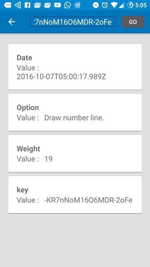 Firebase Database Control स्क्रीनशॉट 1