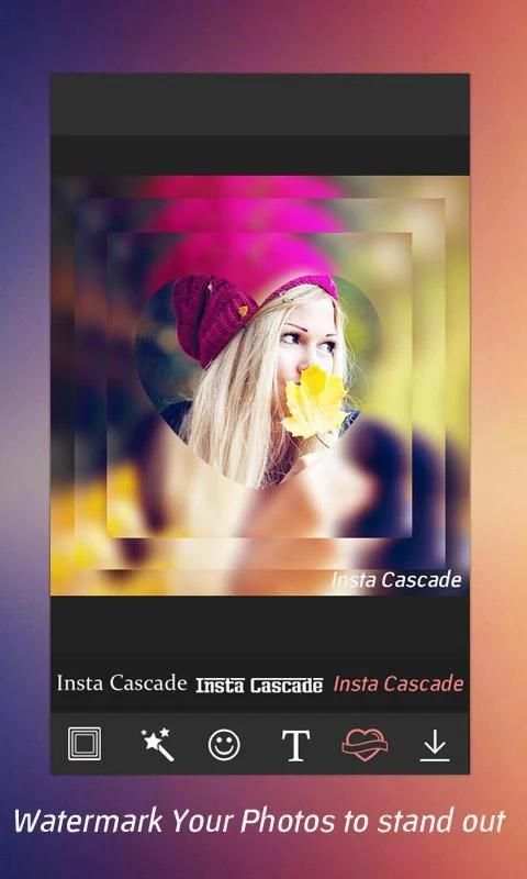 Insta Cascade-Square Photo screenshot 1