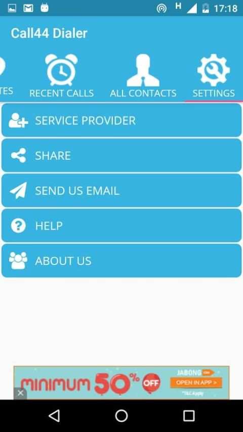 Call44 Dialer 3 تصوير الشاشة