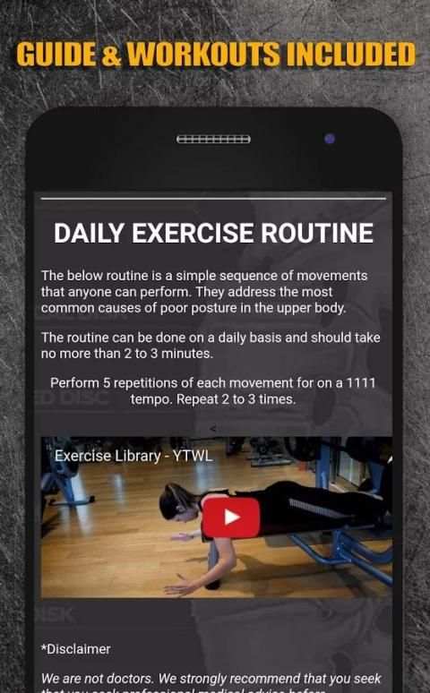 Posture Guide & Workouts स्क्रीनशॉट 2
