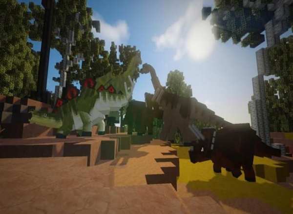 Dinosaur Mod Minecraft Pe 2 تصوير الشاشة