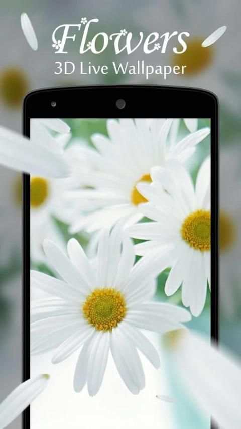 Flowers 3D Live Wallpaper स्क्रीनशॉट 3