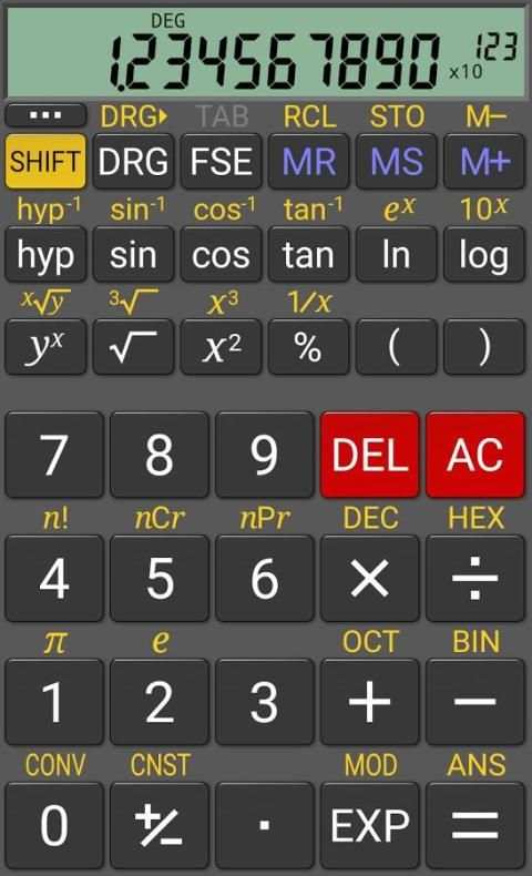 RealCalc Scientific Calculator скриншот 8