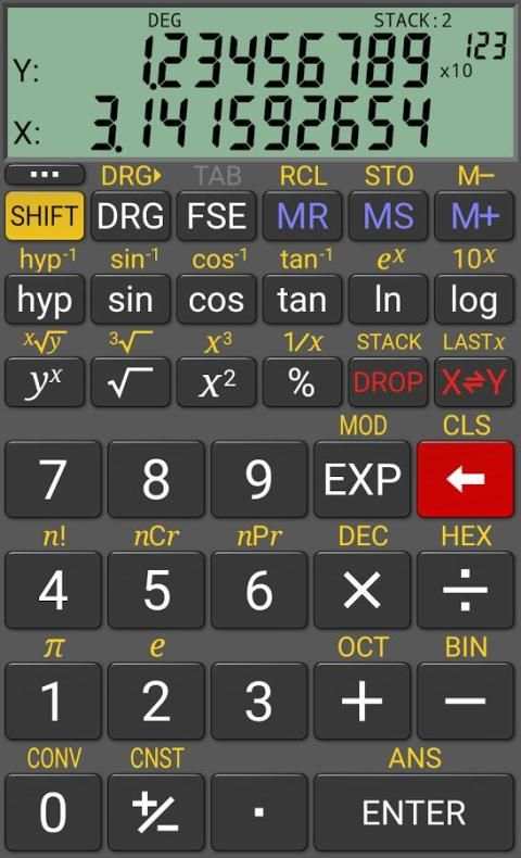 RealCalc Scientific Calculator скриншот 7