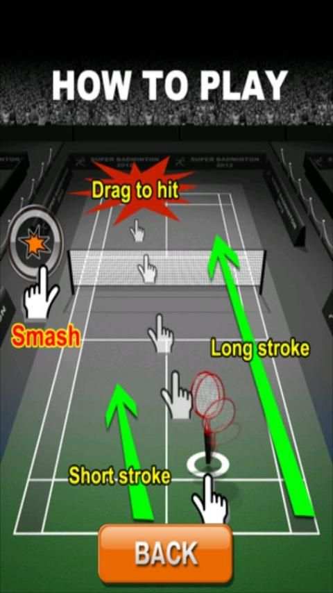 Badminton android game स्क्रीनशॉट 3