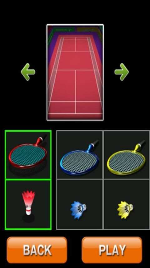Badminton android game स्क्रीनशॉट 2