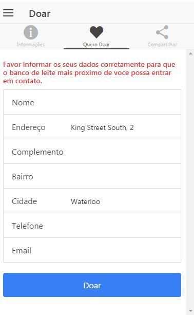 Doe Leite screenshot 1