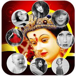 Navratri DP Maker Collage