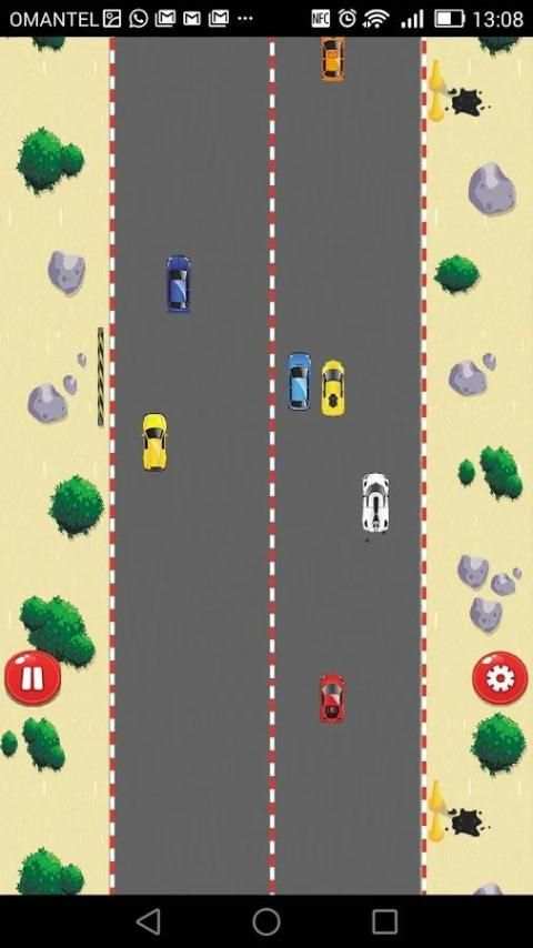 Racing in car स्क्रीनशॉट 2