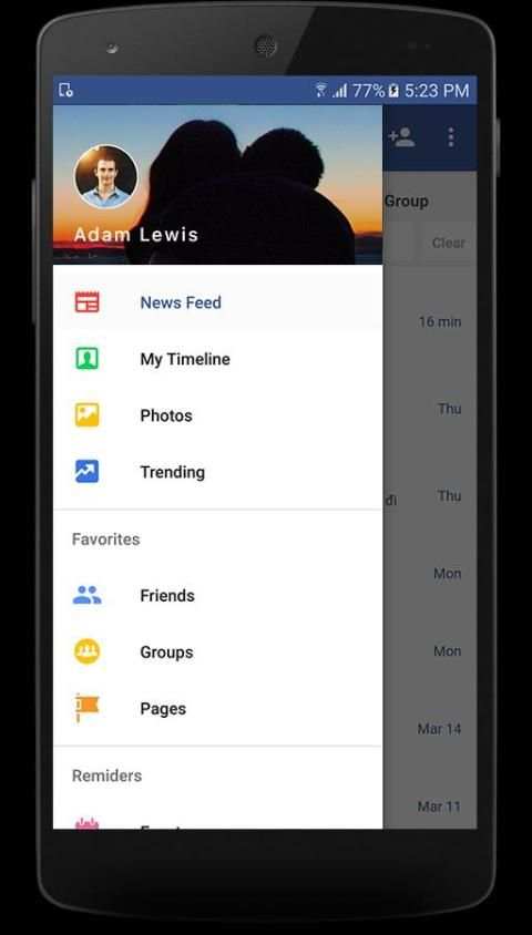 SimpleChat for Facebook Lite скриншот 8