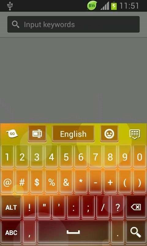 GO Keyboard Keys Color screenshot 3
