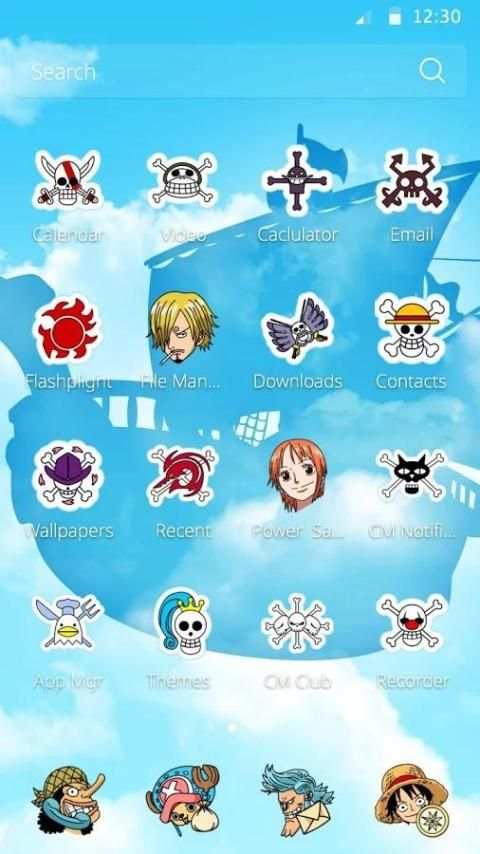 One Piece tema screenshot 2
