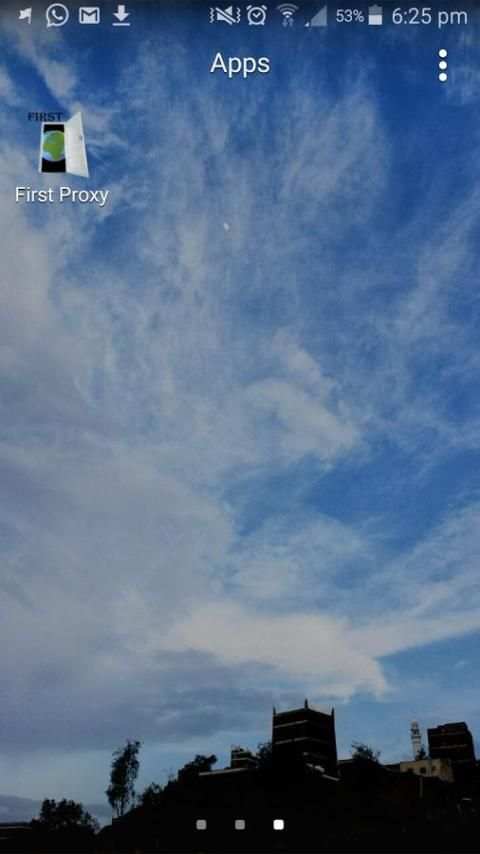First Proxy 1 تصوير الشاشة