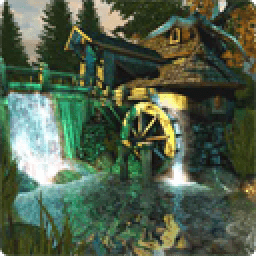 Водяная мельница живые обои иконка