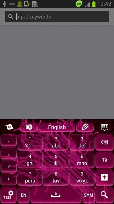 Awesome Keyboard Pink screenshot 2