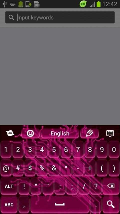 Awesome Keyboard Pink screenshot 4