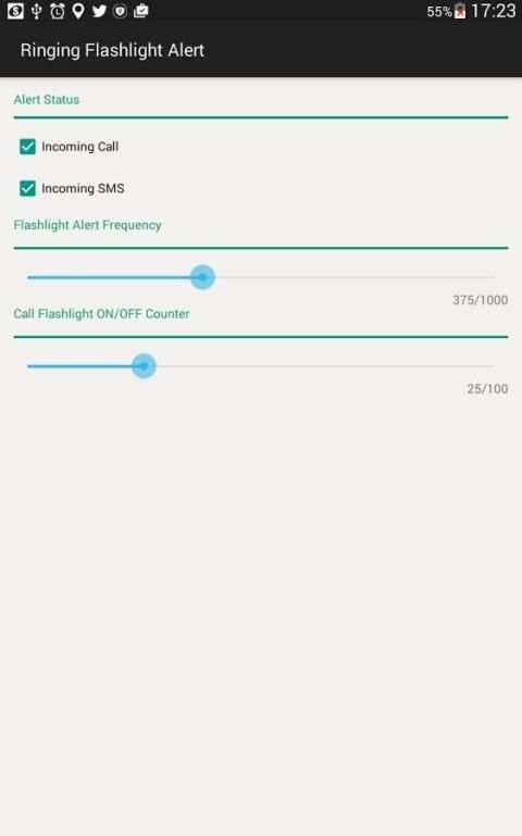 Ringing Flashlight Alert screenshot 1